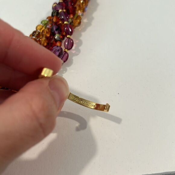 NWT Joan Rivers Czech Glass Bead Necklaces Gold
Tone Clasp Signed Vintage - Picture 9 of 12